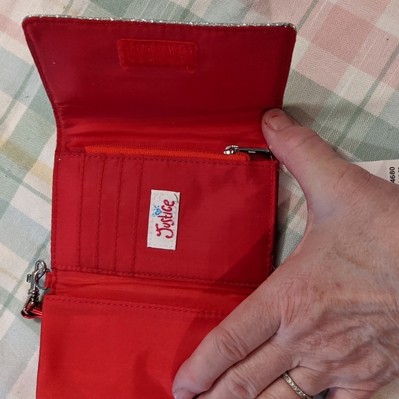 Red and Blue Star Wallet Justice Brand Vintage New With Tags - Picture 3 of 4